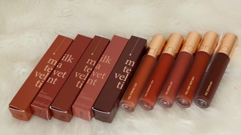Son kem Romand Milk Tea Velvet Tint